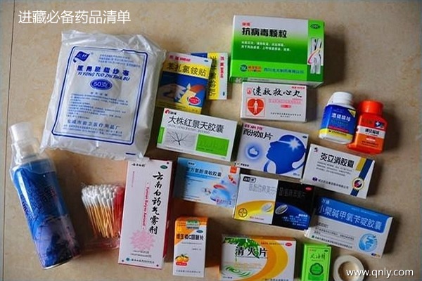進(jìn)藏必備藥品